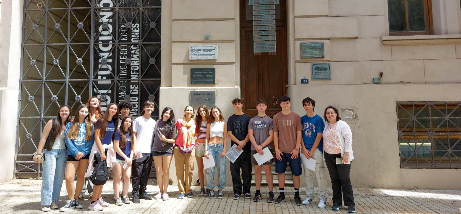 Visitas 5tos años a Espacios de Memoria