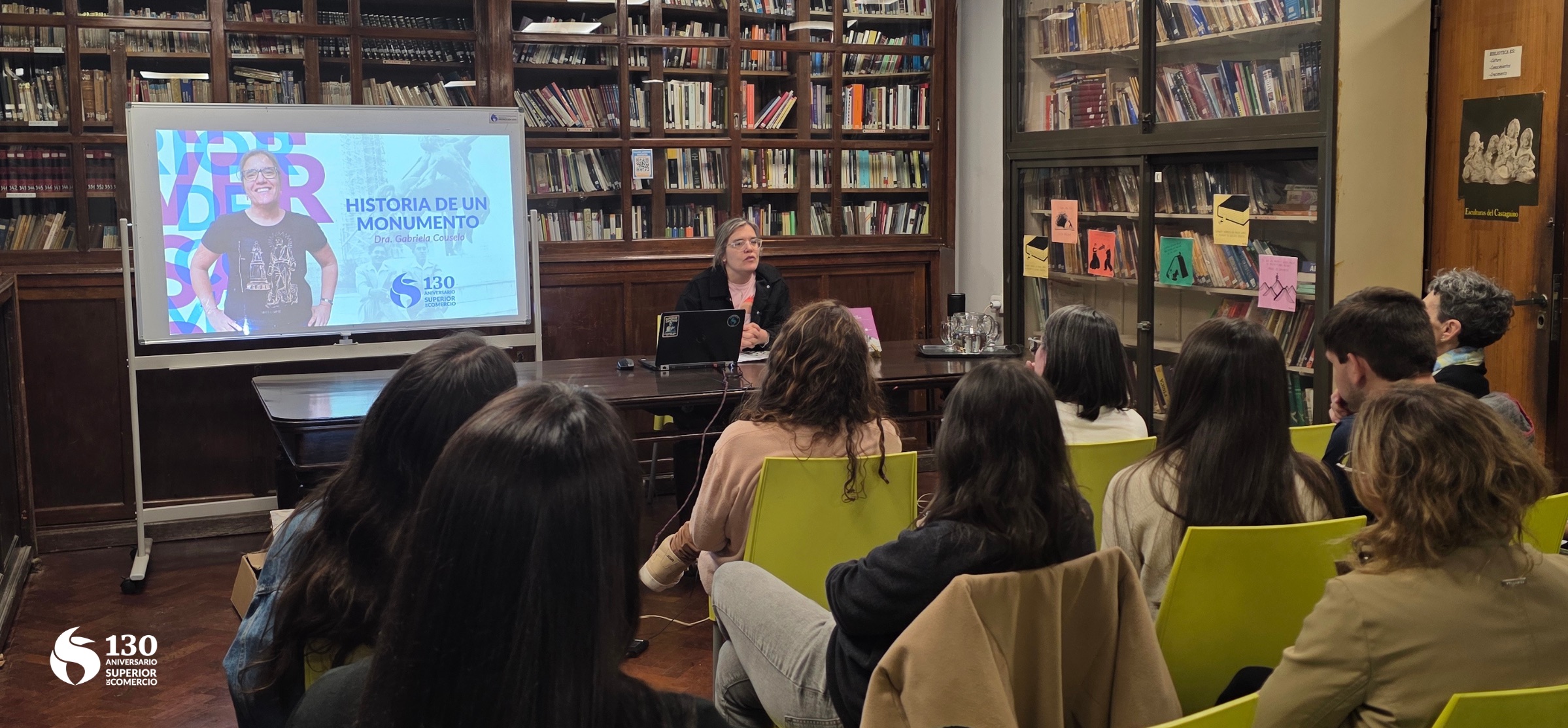 130 años de la Escuela Superior de Comercio. Presentación de “Historia de un monumento” por Gabriela Couselo
