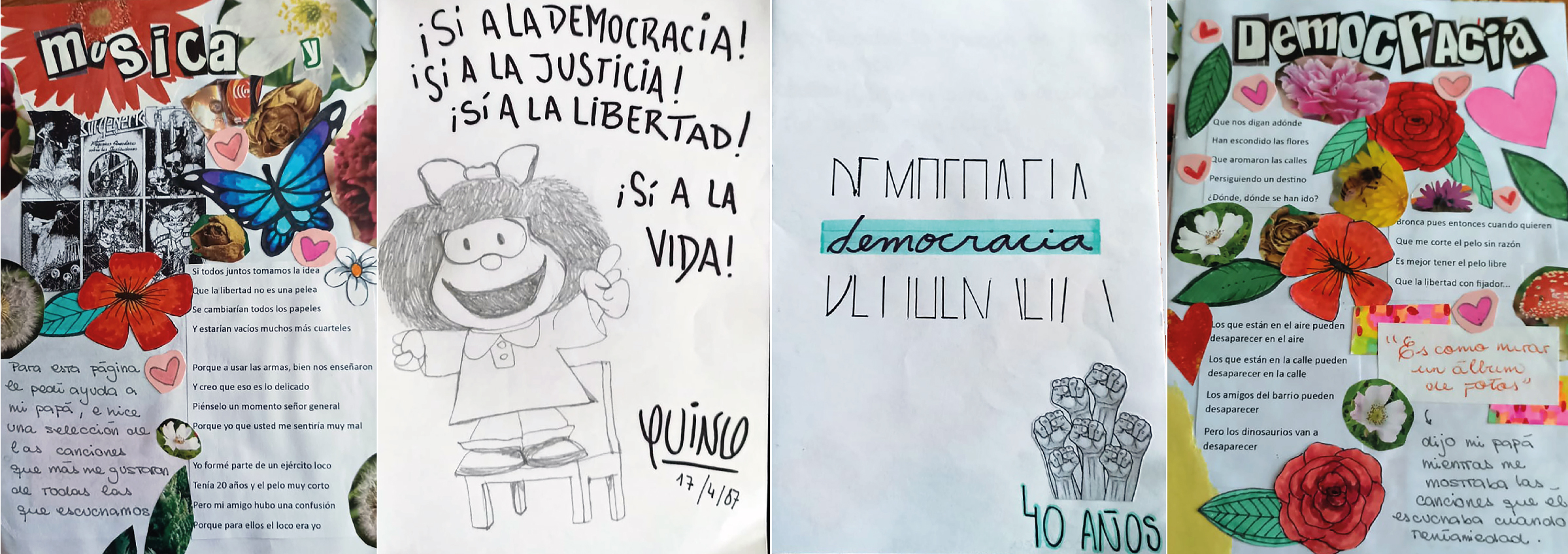 Trabajos realizados por los 40 años de Democracia 